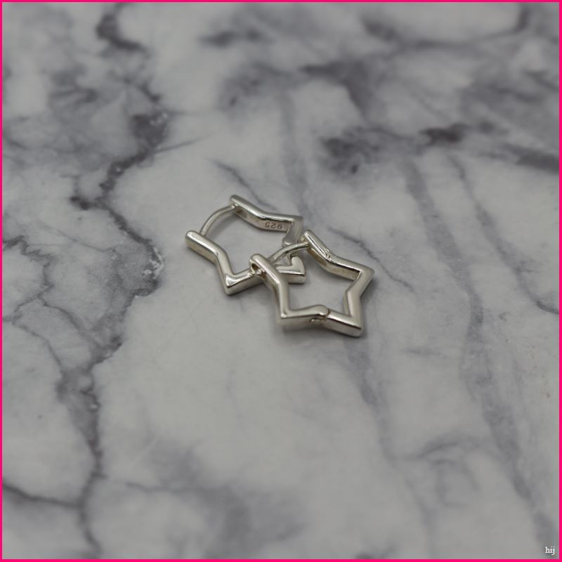 Argollas Estrella Plateada - Brilla con Elegancia