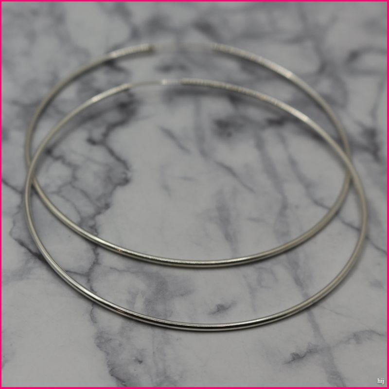 Argollas Maxi Elegancia - Impacto y Sofisticación en Plata
