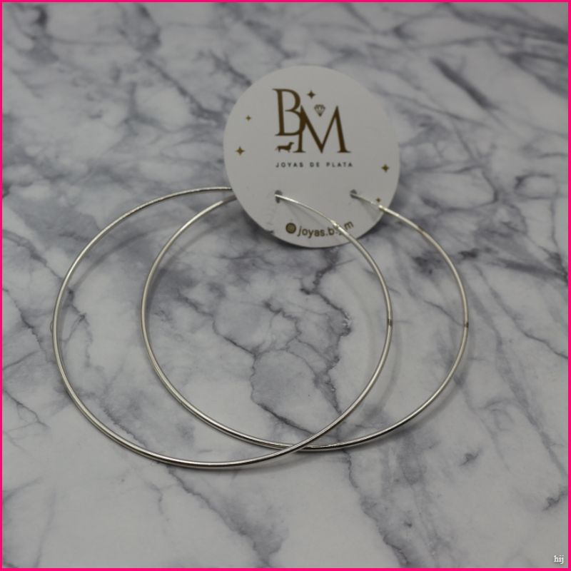 Argollas Maxi Elegancia - Impacto y Sofisticación en Plata