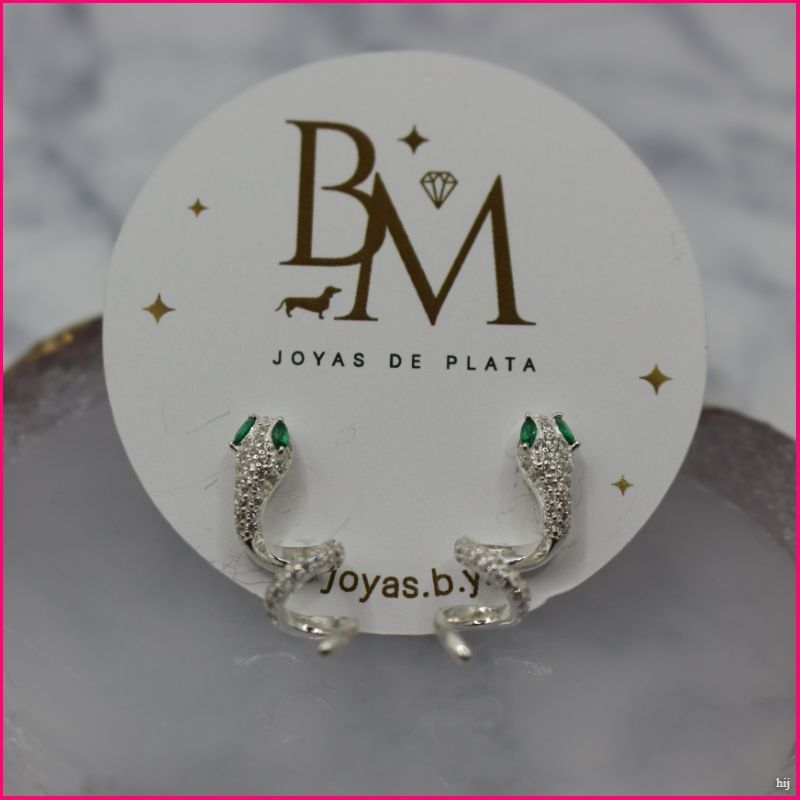 Aros Serpiente Elegante - Poder y Misterio en Plata