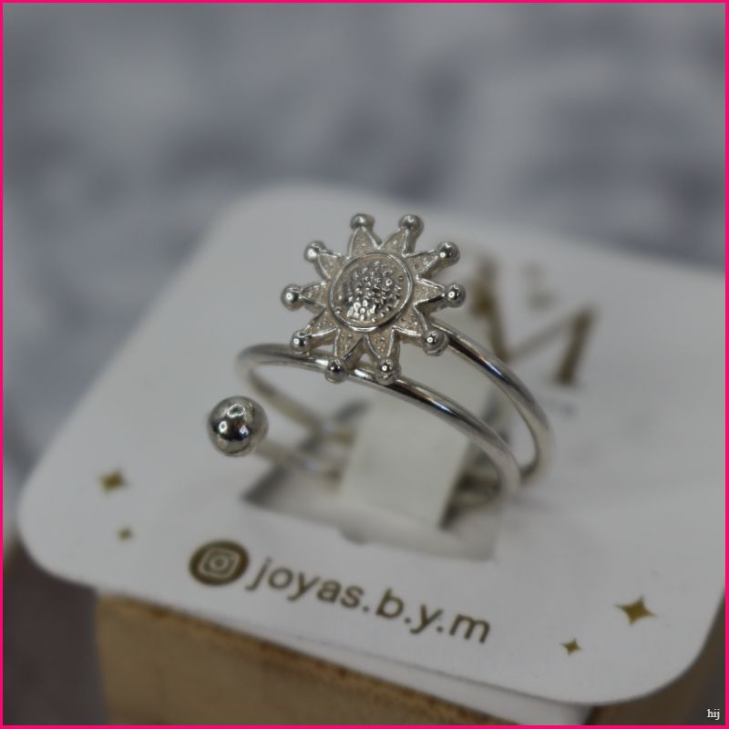 Anillo Sol Radiante (Ajustable)