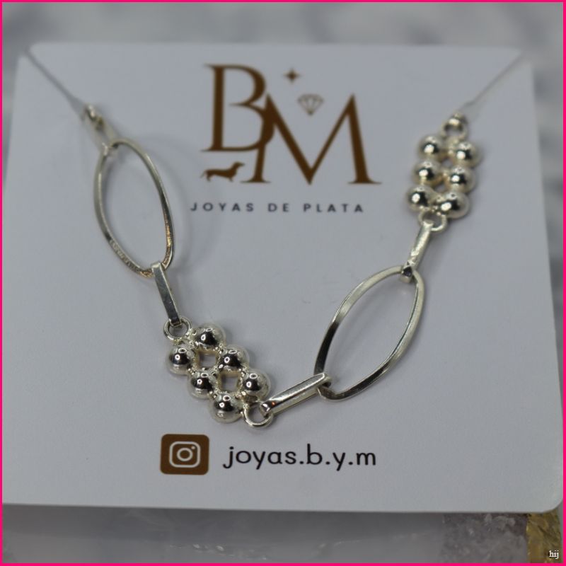 Pulsera de Plata con Diseño Geométrico 🌟