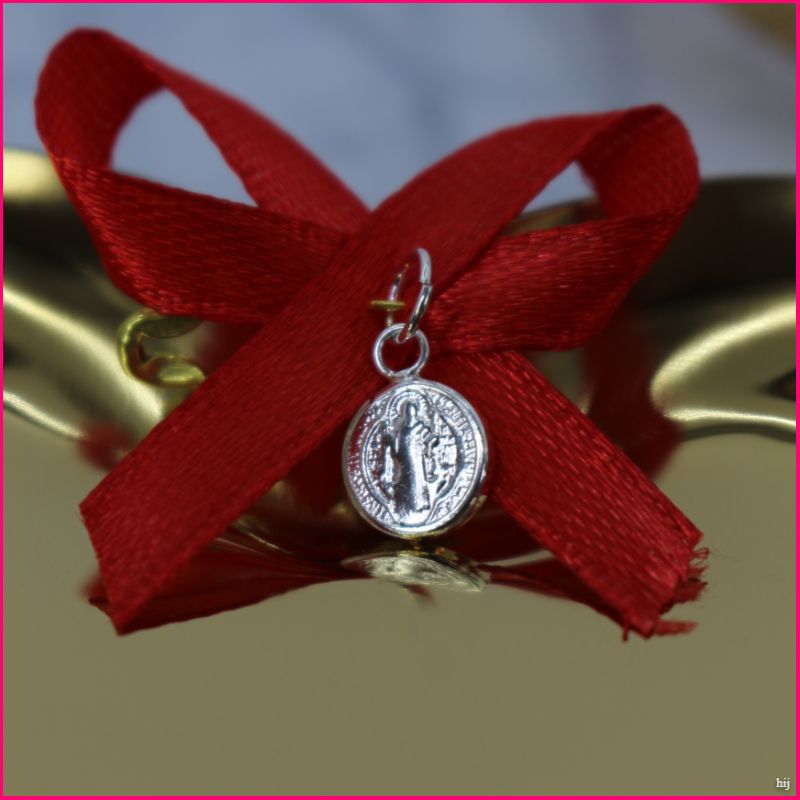 Colgante San Benito para Bebé: Protección y Amor en Plata 👶✨