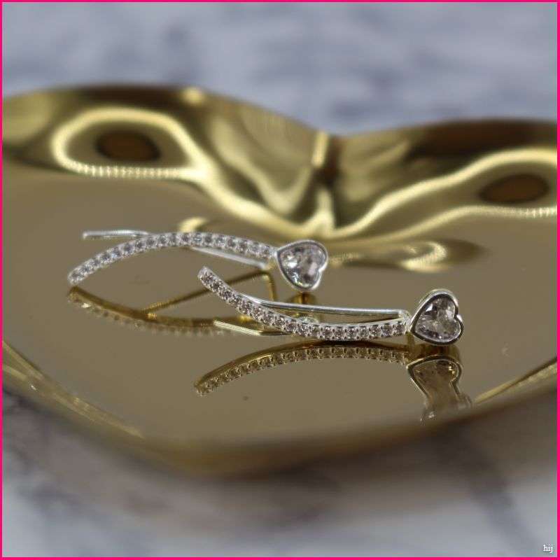 Aros Trepadores Corazón y Circones: Elegancia que Asciende 💫