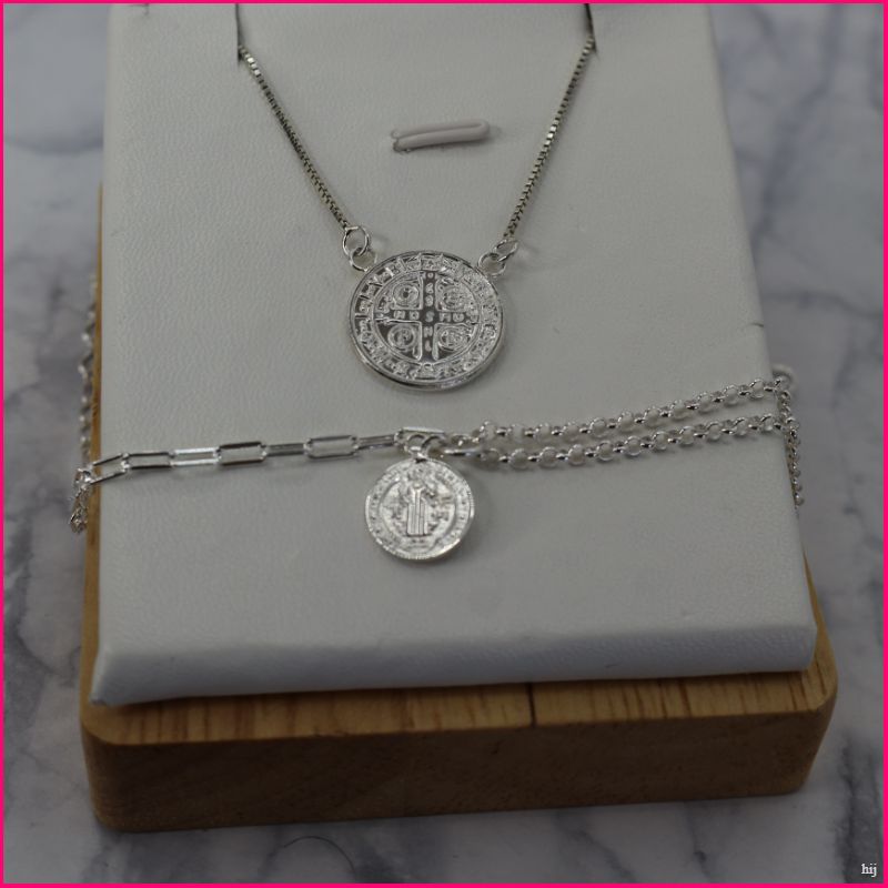 Conjunto de Plata San Benito: Elegancia y Protección en un Solo Set