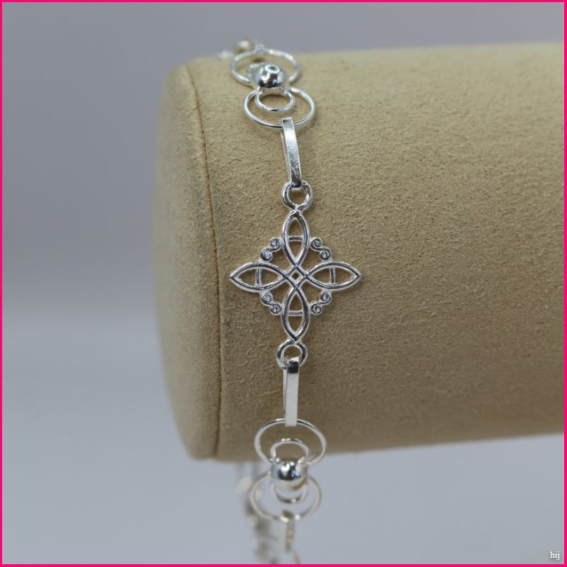 💎 Pulsera "Nudo de Brujas": Elegancia y Protección en Plata Pura ✨