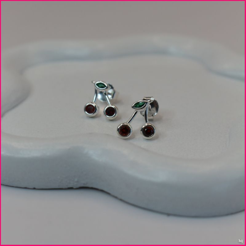 Aros "Cerezas Dulces" 🍒: Frescura y Encanto Natural ✨