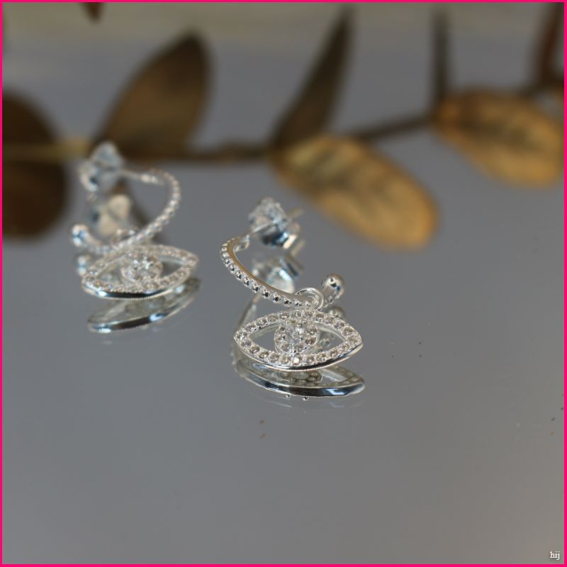 Aros "Ojo Turco de Plata": Protección y Elegancia Brillante ✨