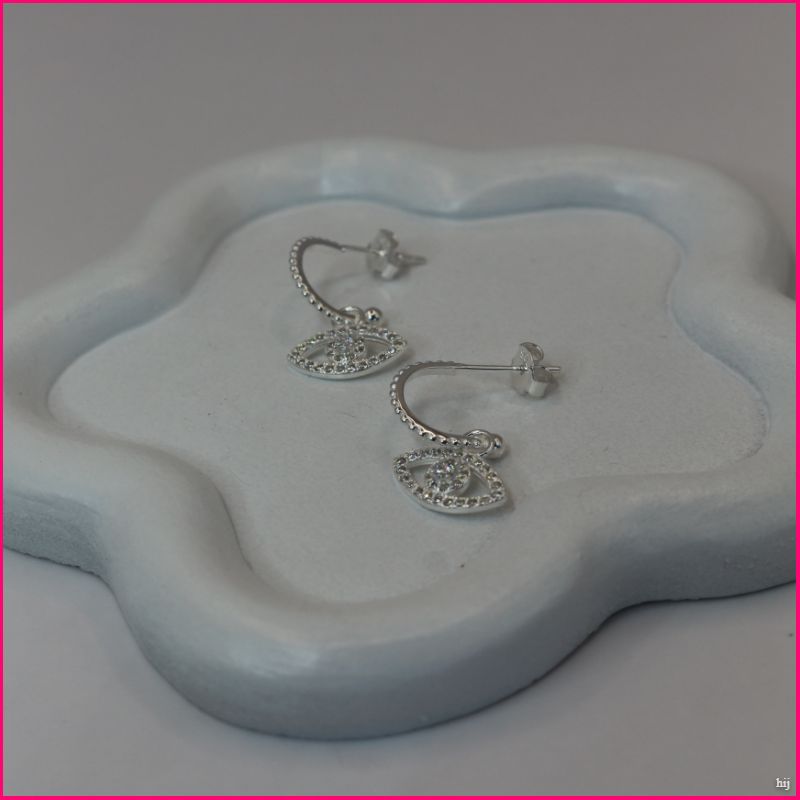 Aros "Ojo Turco de Plata": Protección y Elegancia Brillante ✨