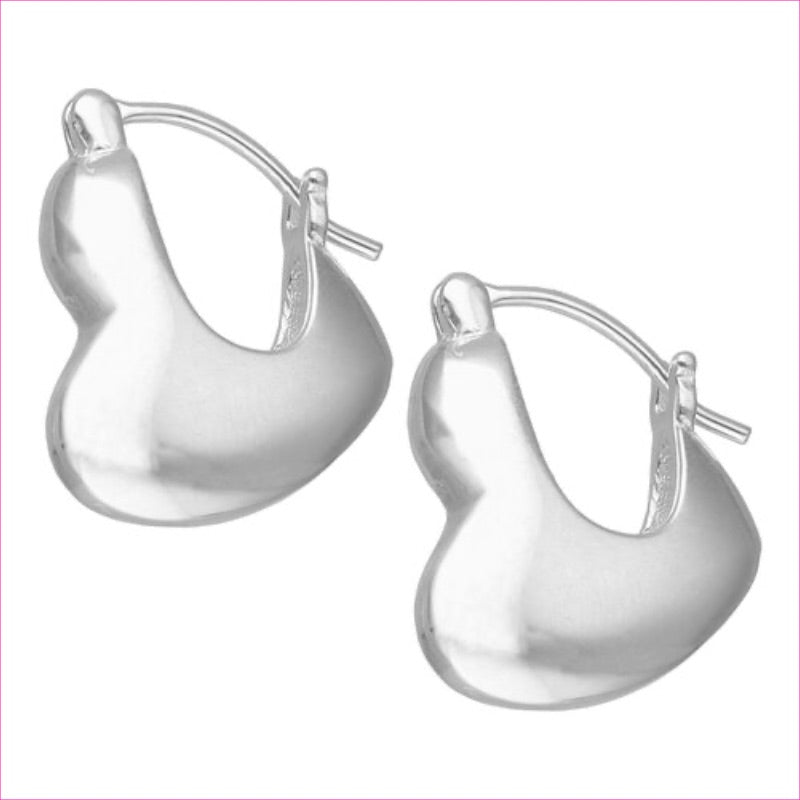 Argollas Corazón Sólido - Elegancia y Amor en Plata