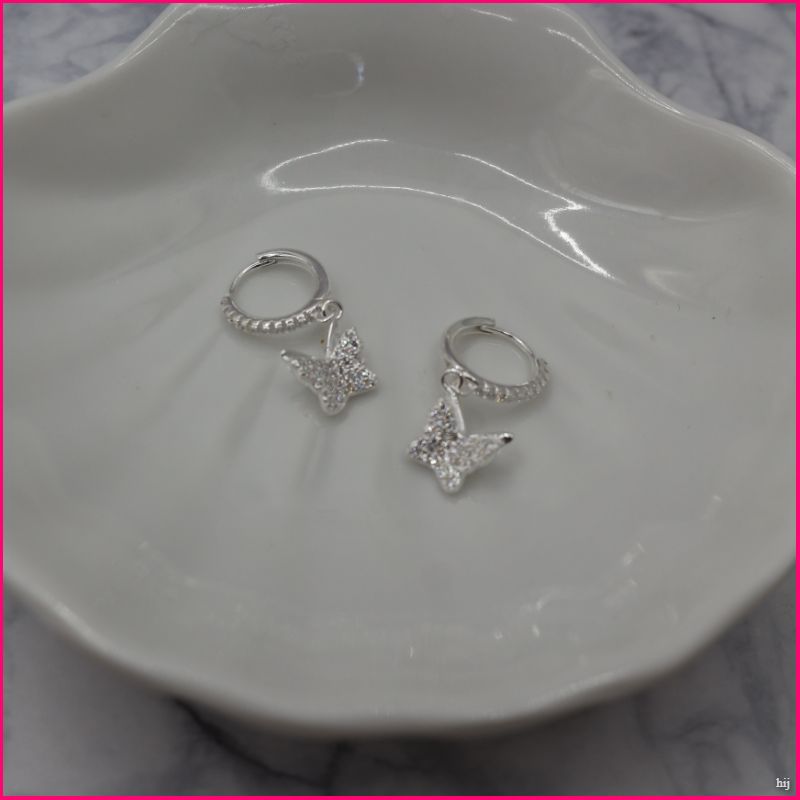 Aros Mariposa Brillante - Elegancia y Libertad en Plata