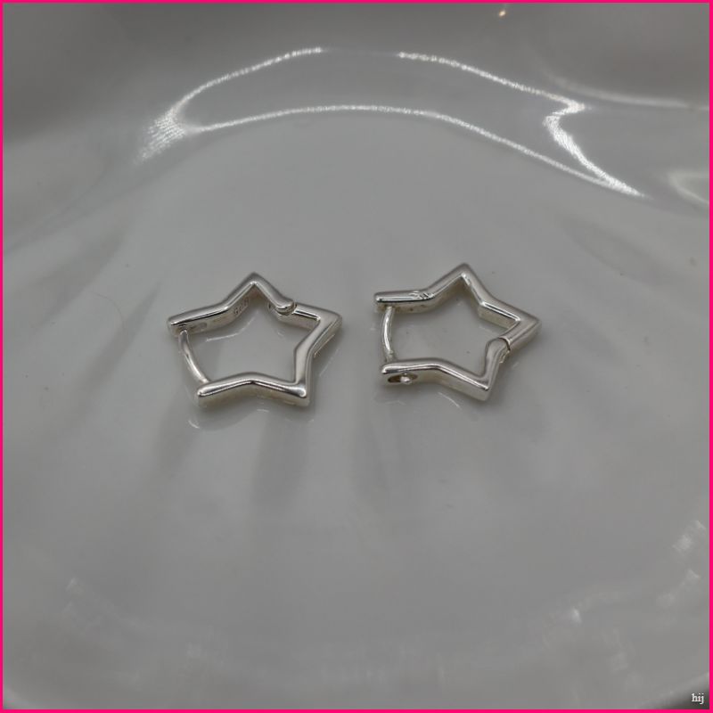 Argollas Estrella Plateada - Brilla con Elegancia