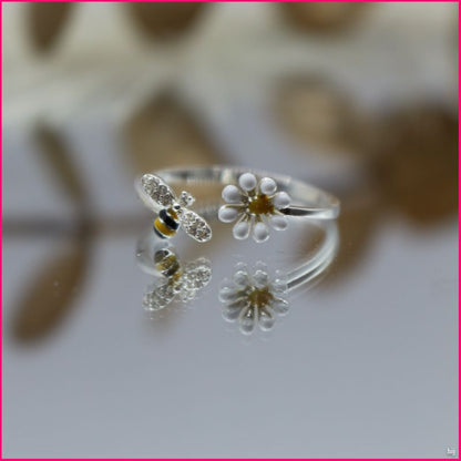 Anillo Abeja de Vida - Un Toque Natural y Elegante