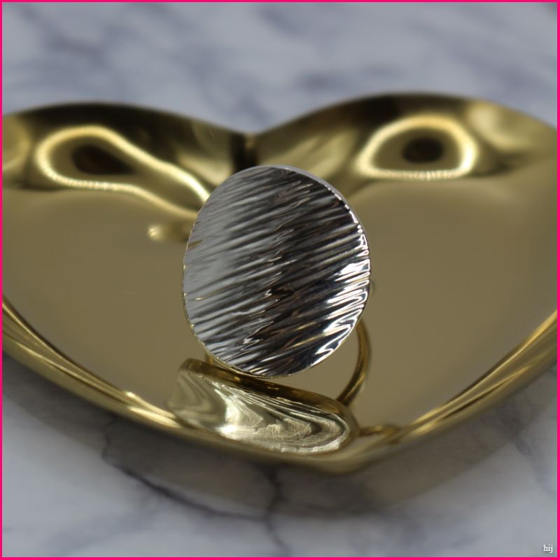 Anillo de Plata Texturizado