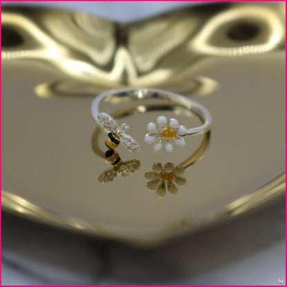 Anillo Abeja de Vida - Un Toque Natural y Elegante