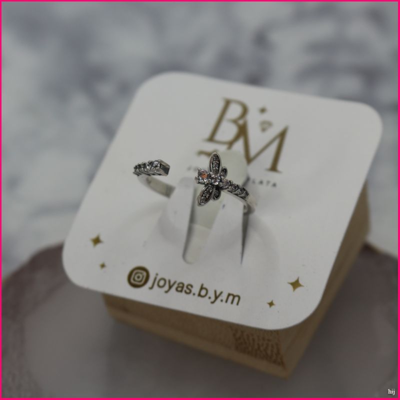 Anillo Libélula Brillante - Elegancia y Transformación en Plata