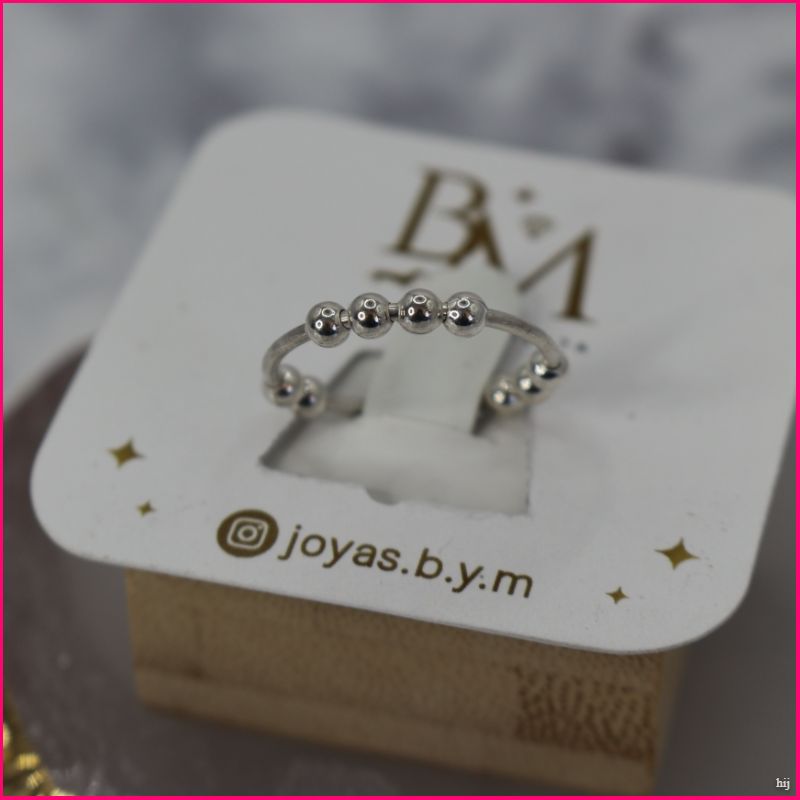 Anillo Esferas Elegantes (anti-estres)