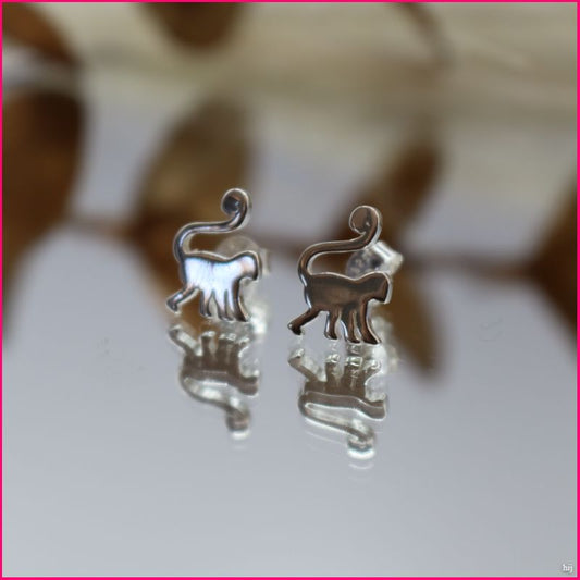 Aros de Monito en Plata Ley 925 🐒