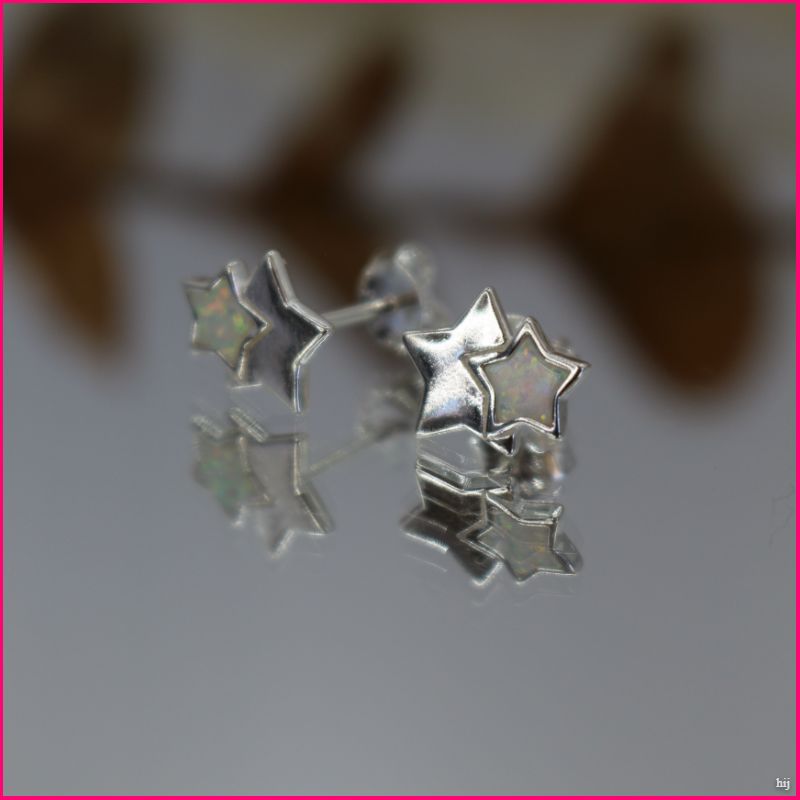 Pendientes Estrellas de Opal