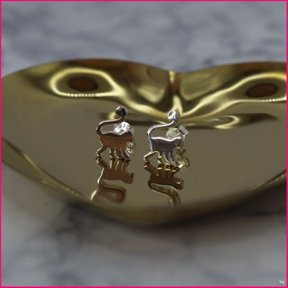 Aros de Monito en Plata Ley 925 🐒