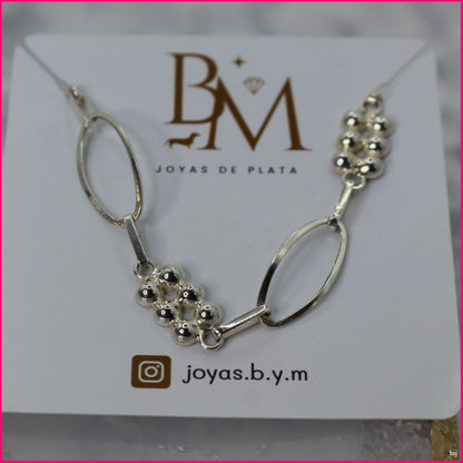 Pulsera de Plata con Diseño Geométrico 🌟