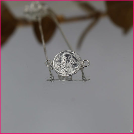 Pulsera San Benito: Protección y Estilo en Plata Ley 925 ✨🙏