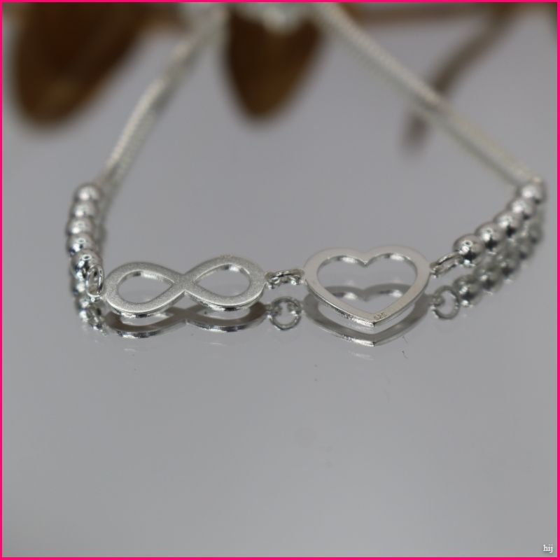 Pulsera Corazón e Infinito: Amor Sin Límites 💖♾️