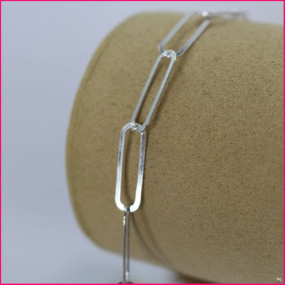Pulsera Eslabón de Plata: Elegancia Atemporal ✨