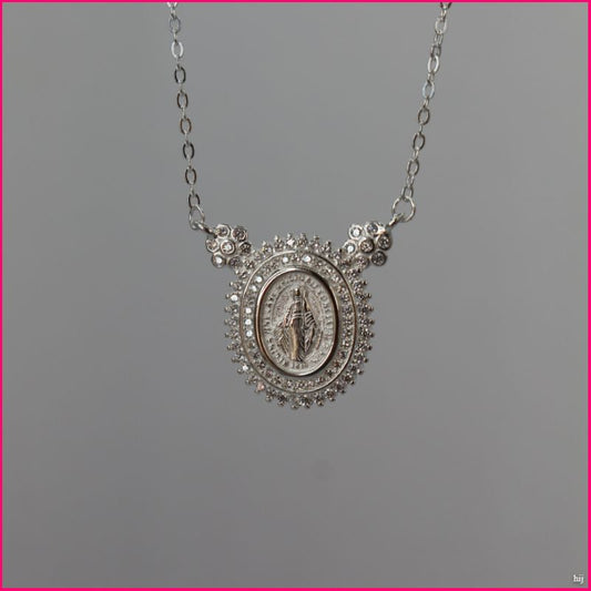 Collar Virgen Milagrosa: Fe y Elegancia 🌟🙏