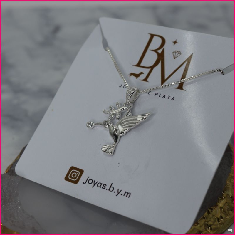 Colgante Colibrí en Plata 925: Un Símbolo de Libertad y Belleza 🕊️