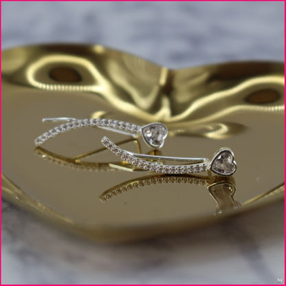 Aros Trepadores Corazón y Circones: Elegancia que Asciende 💫