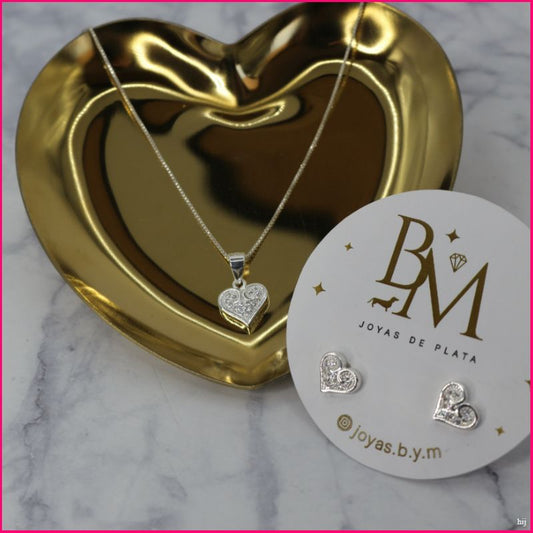 Conjunto de Corazones con Circones: El Brillo del Amor