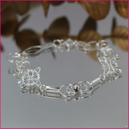 💎 Pulsera "Nudo de Brujas": Elegancia y Protección en Plata Pura ✨