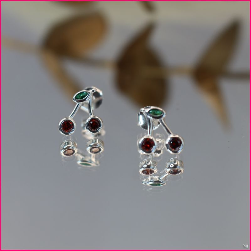 Aros "Cerezas Dulces" 🍒: Frescura y Encanto Natural ✨