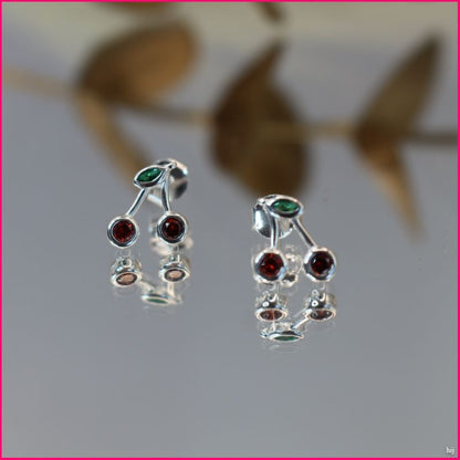 Aros "Cerezas Dulces" 🍒: Frescura y Encanto Natural ✨