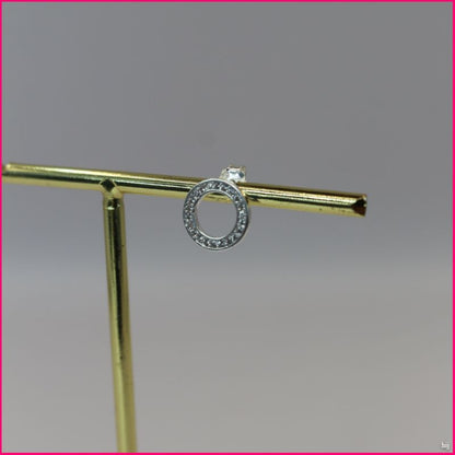 Aros "Círculo Brillante": Minimalismo y Elegancia ✨
