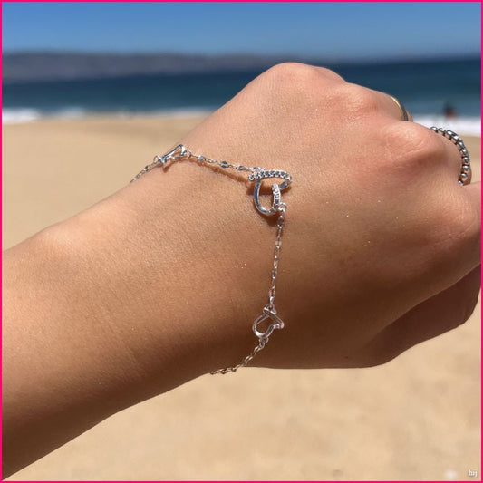 Pulsera Corazón Amor y Libertad.